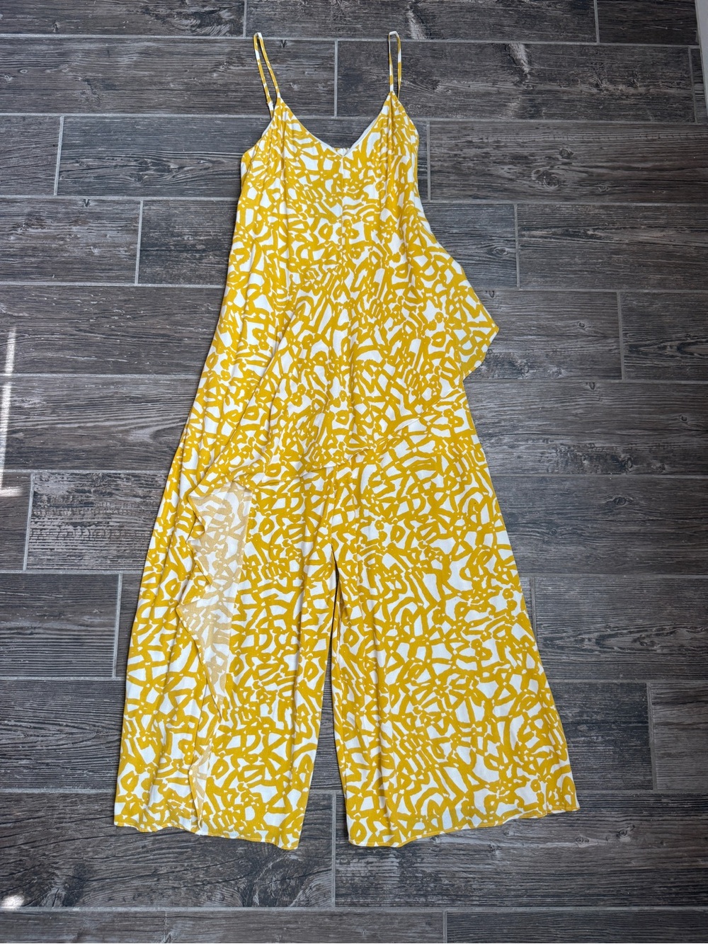 Anthropologie Maeve Brittany Ruffle Jumpsuit